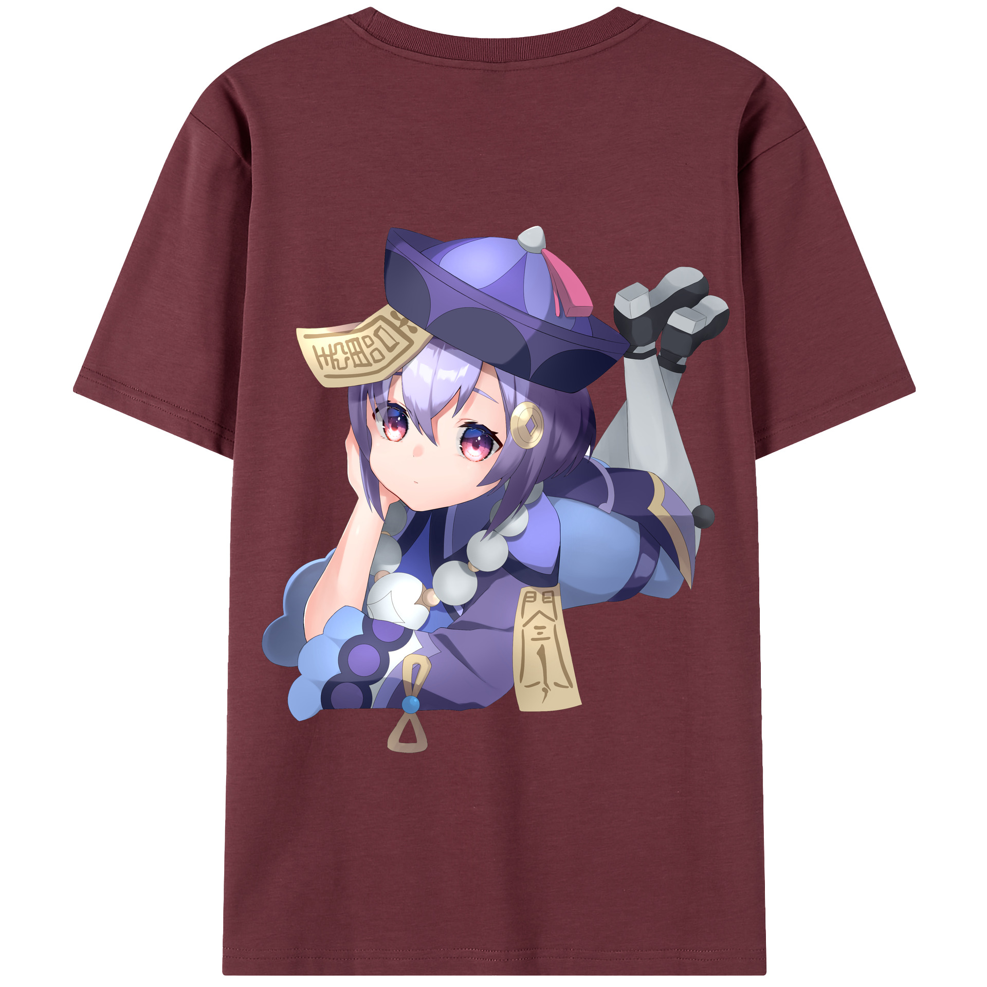 げんし神 七七 なな  genshin Nana 綿100％半袖Tシャツ（背面プリント）
